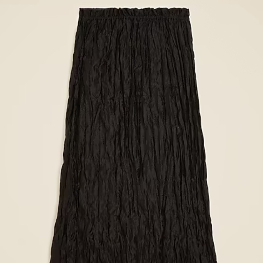 NWT J. Crew Crinkled Gathered-Waist Skirt size XS